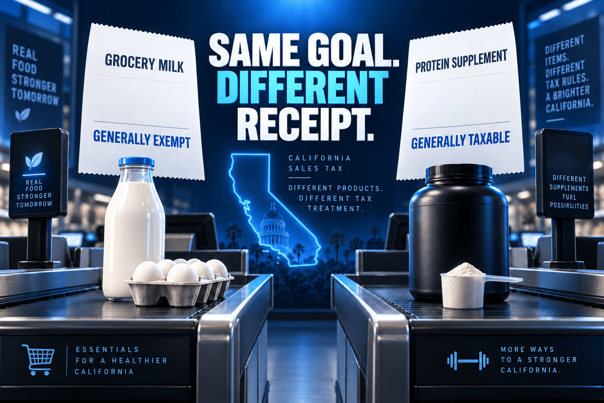 Is Protein Powder Taxable in California? Why Whey Gets Taxed - Probodywarehouse
