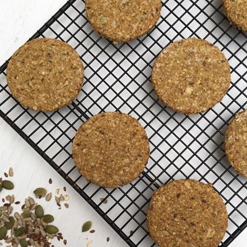 Gluten free pumpkin-seed protein oatcakes - Probodywarehouse