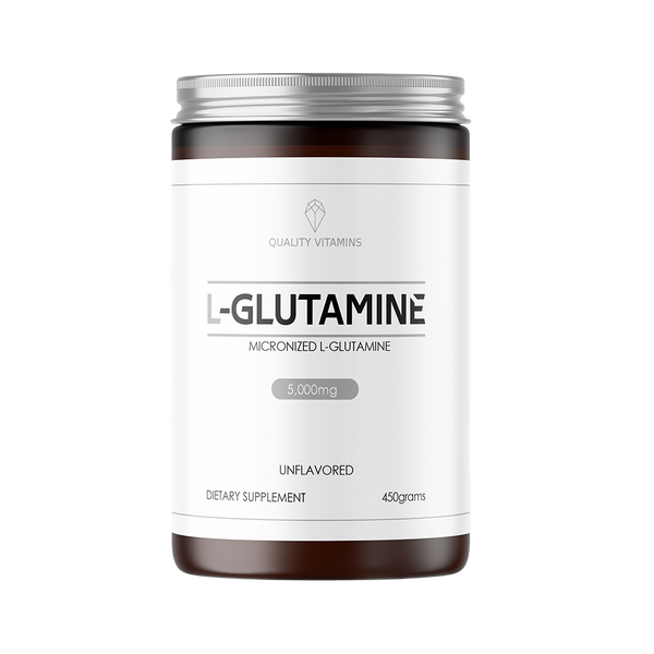 L-Glutamine Powder 450g – Pure Muscle Recovery & Gut Health Supplement – No Fillers, Fast Absorption