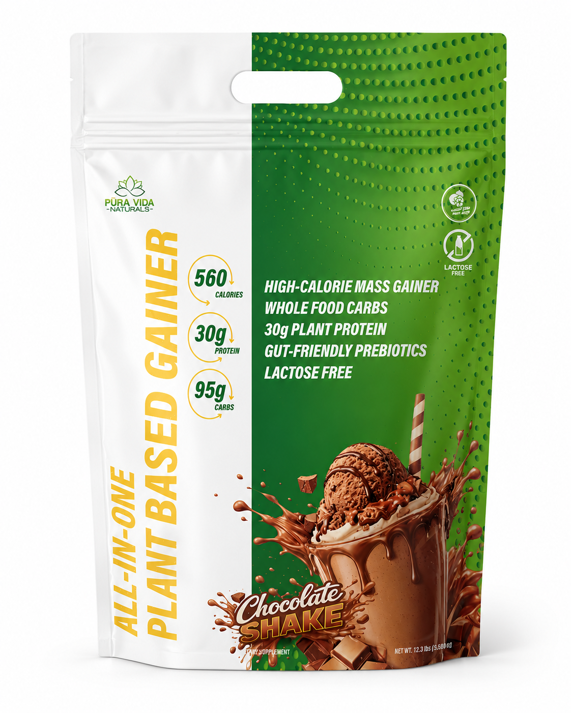 PURA VIDA PLANT BASED GAINER 5LBS