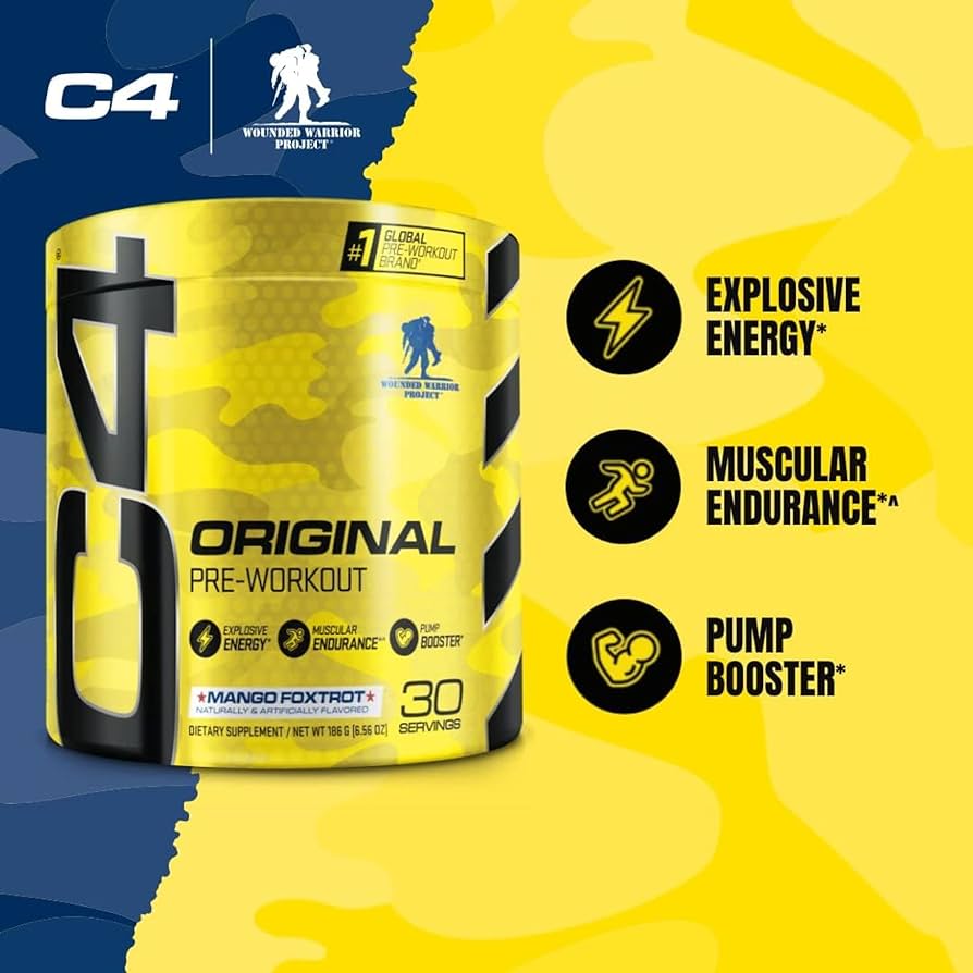 CELLUCOR C4 ORIGINAL 30 servings Mango Foxtrot - Probodywarehouse
