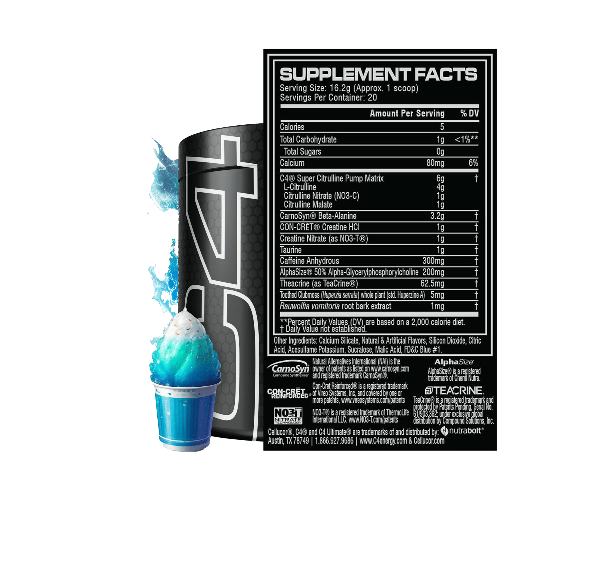 CELLUCOR C4 ULTIMATE ARTIC SNOW CONE - Probodywarehouse