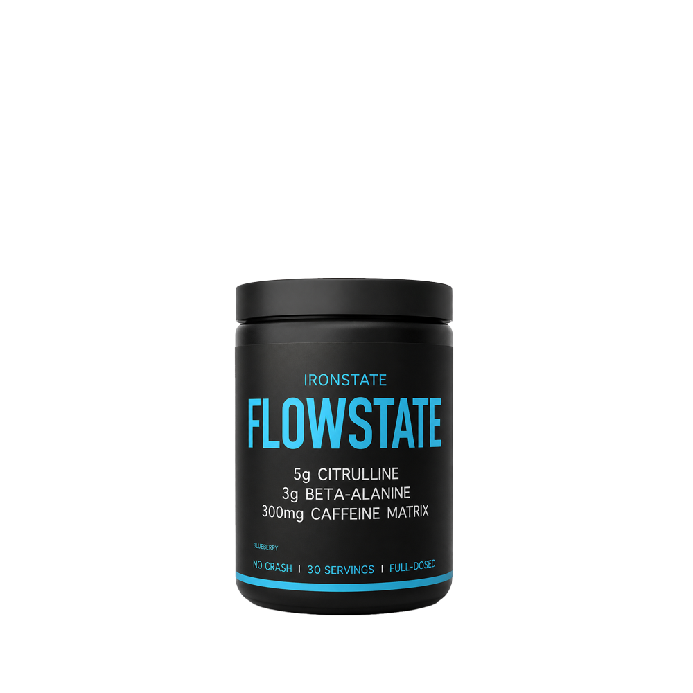 IRONSTATE FLOWSTATE 30 SERVINGS BLUEBERRY PRE-WORKOUT