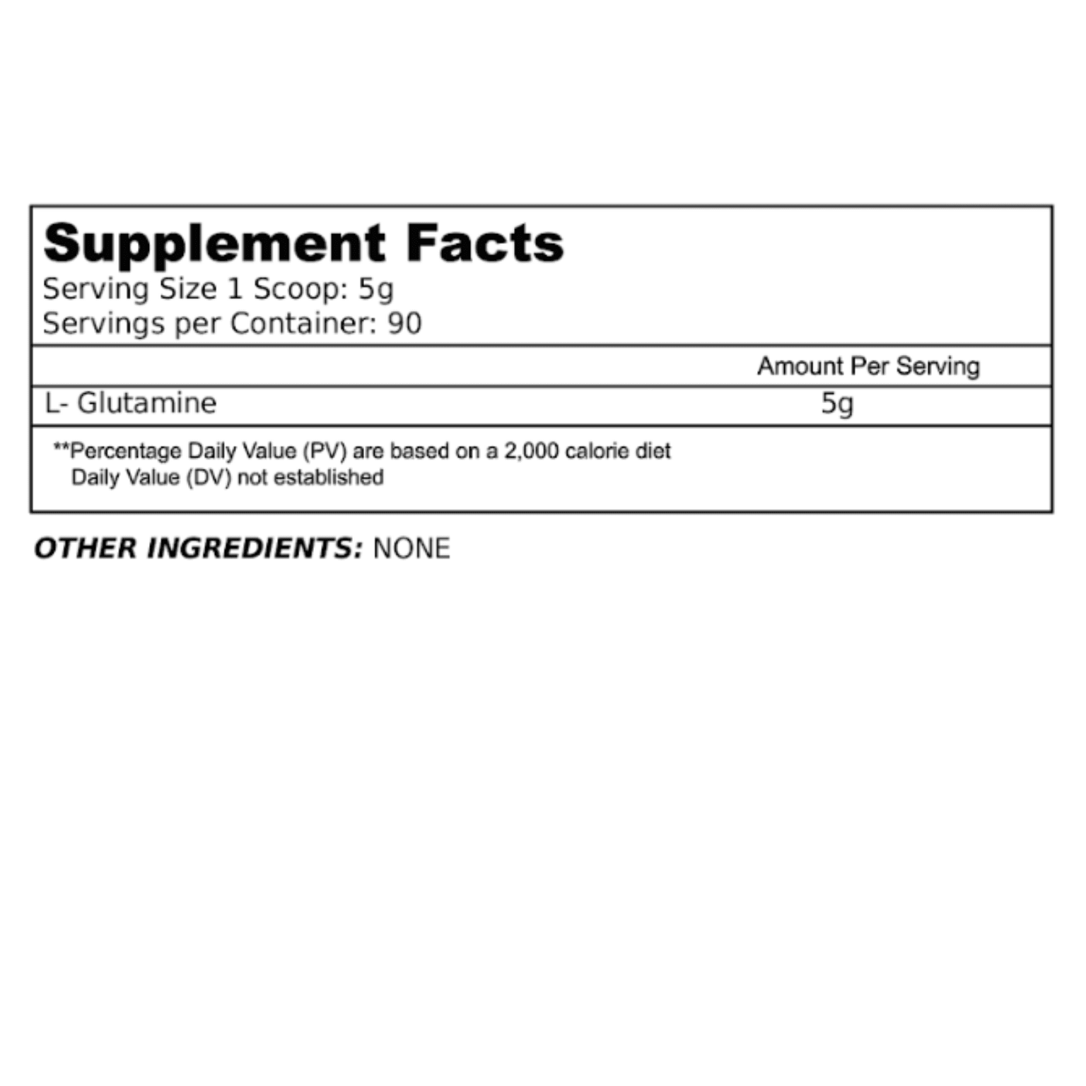 GOETZ L - GLUTAMINE 5000mg per servings - Probodywarehouse