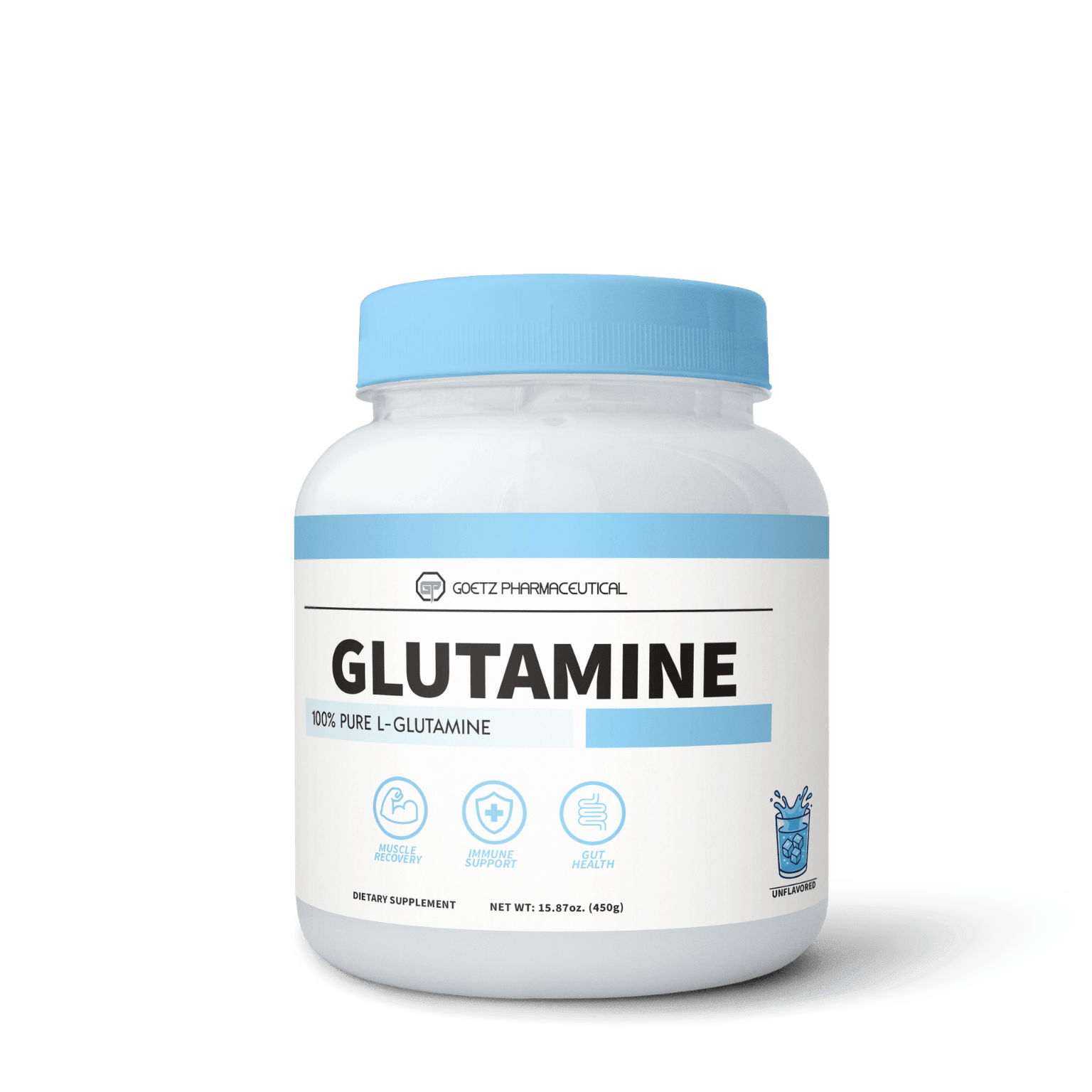 GOETZ PHARMACEUTICALS GLUTAMINE 450g - Probodywarehouse