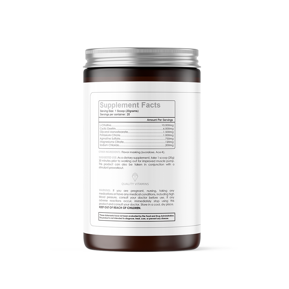 QUALITY VITAMINS JUICY PUMP UNFLAVORED