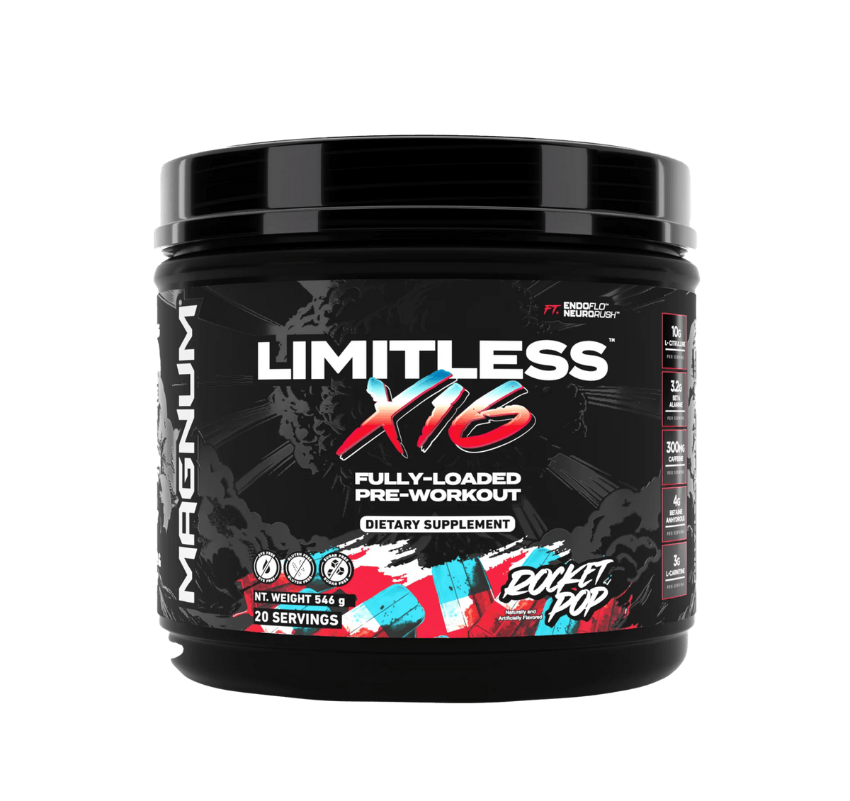 MAGNUM LIMITLESS X16 20 SERVINGS - Probodywarehouse