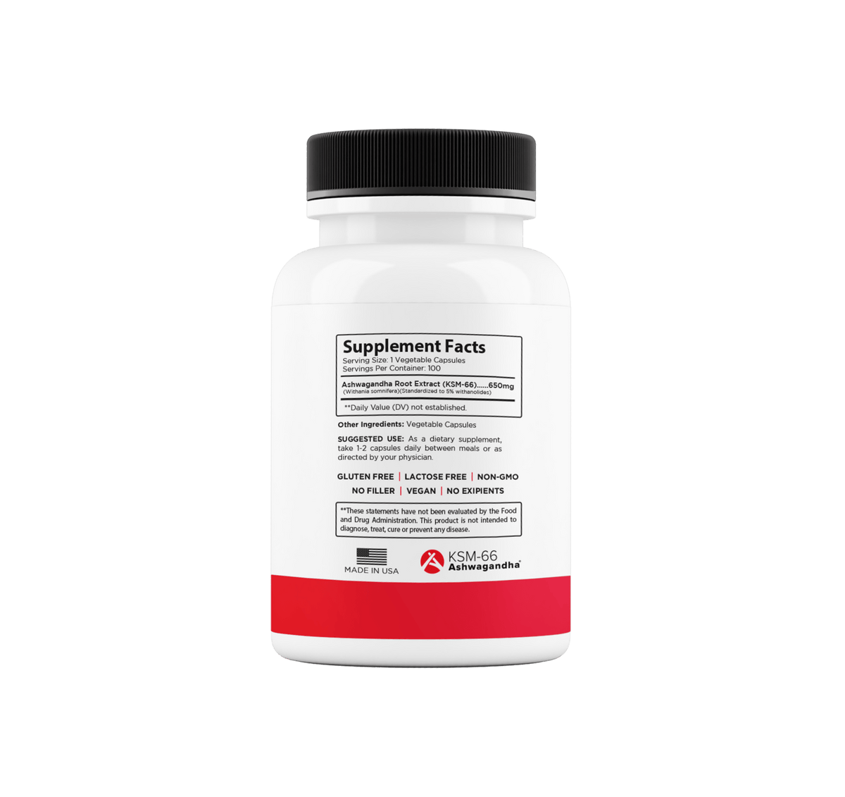 MEHAGO ASHWAGANDHA KSM - 66 100CT - Probodywarehouse