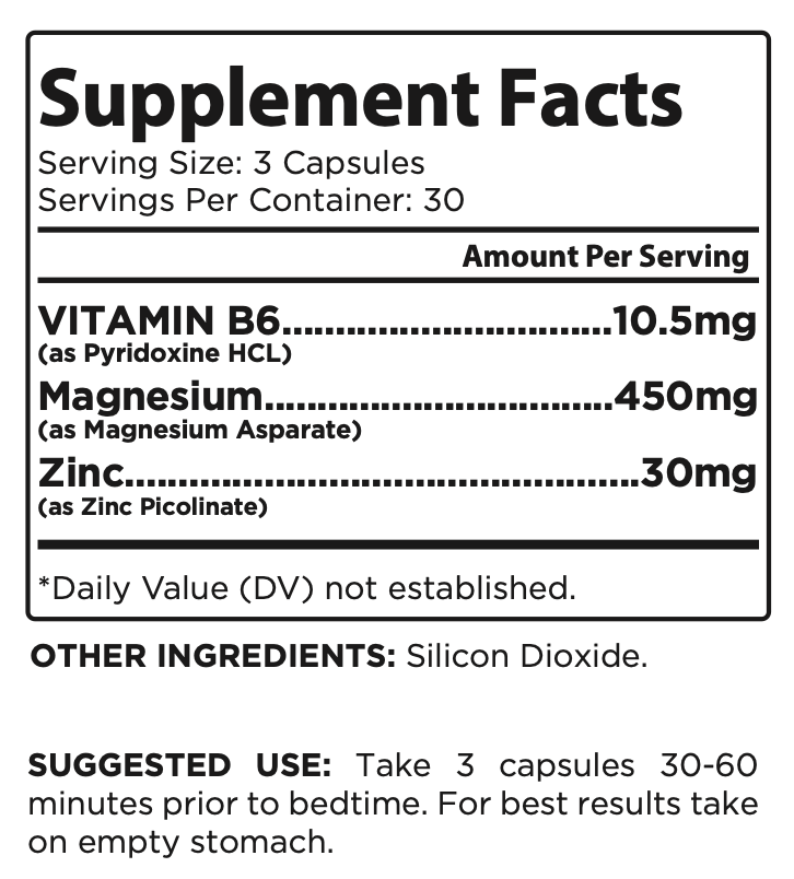 MEHAGO NUTRITION Z - MAG 120 CAPS (Zinc and Magnesium) - Probodywarehouse