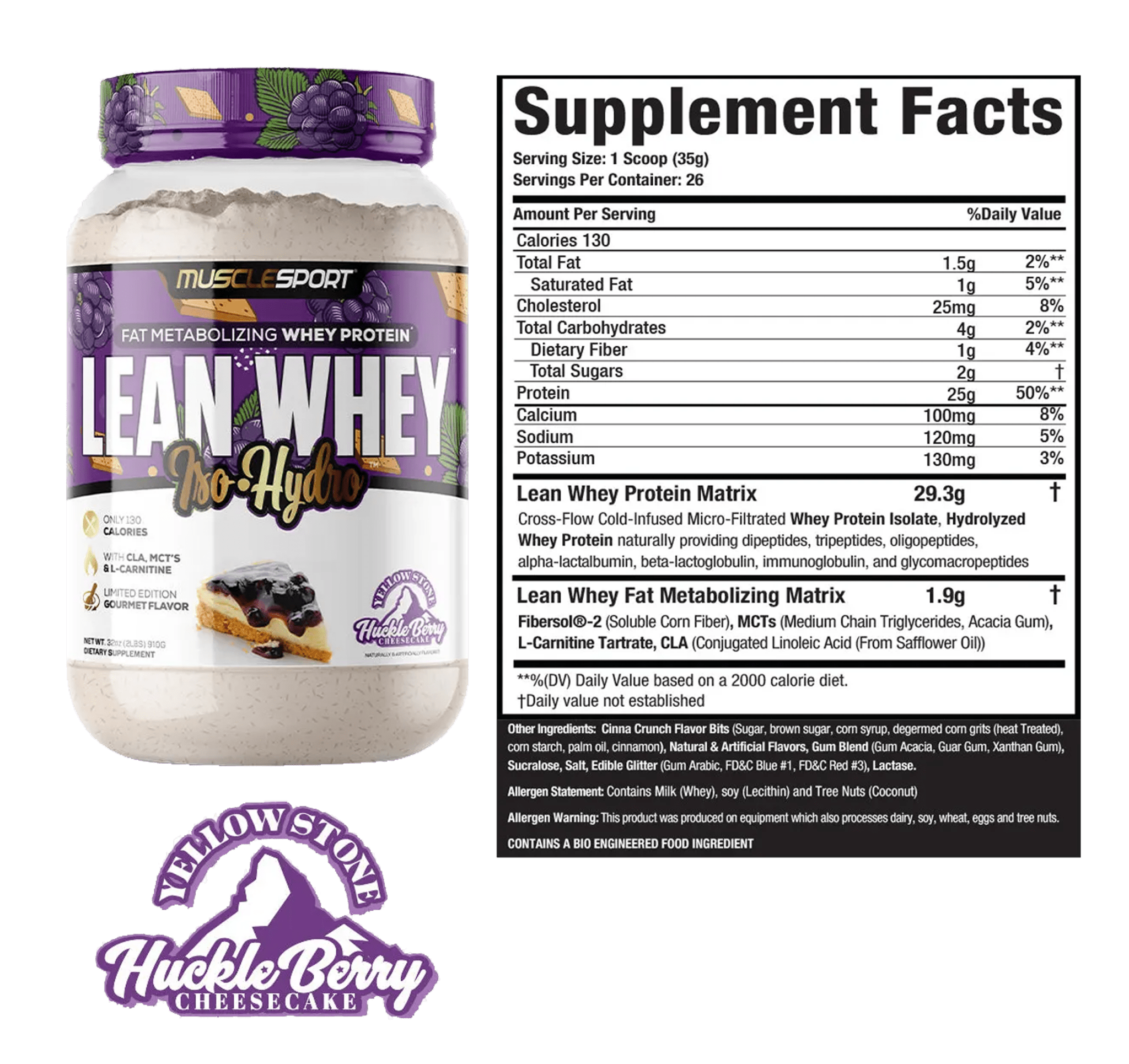 MUSCLESPORT LEAN WHEY 2LBS - Probodywarehouse