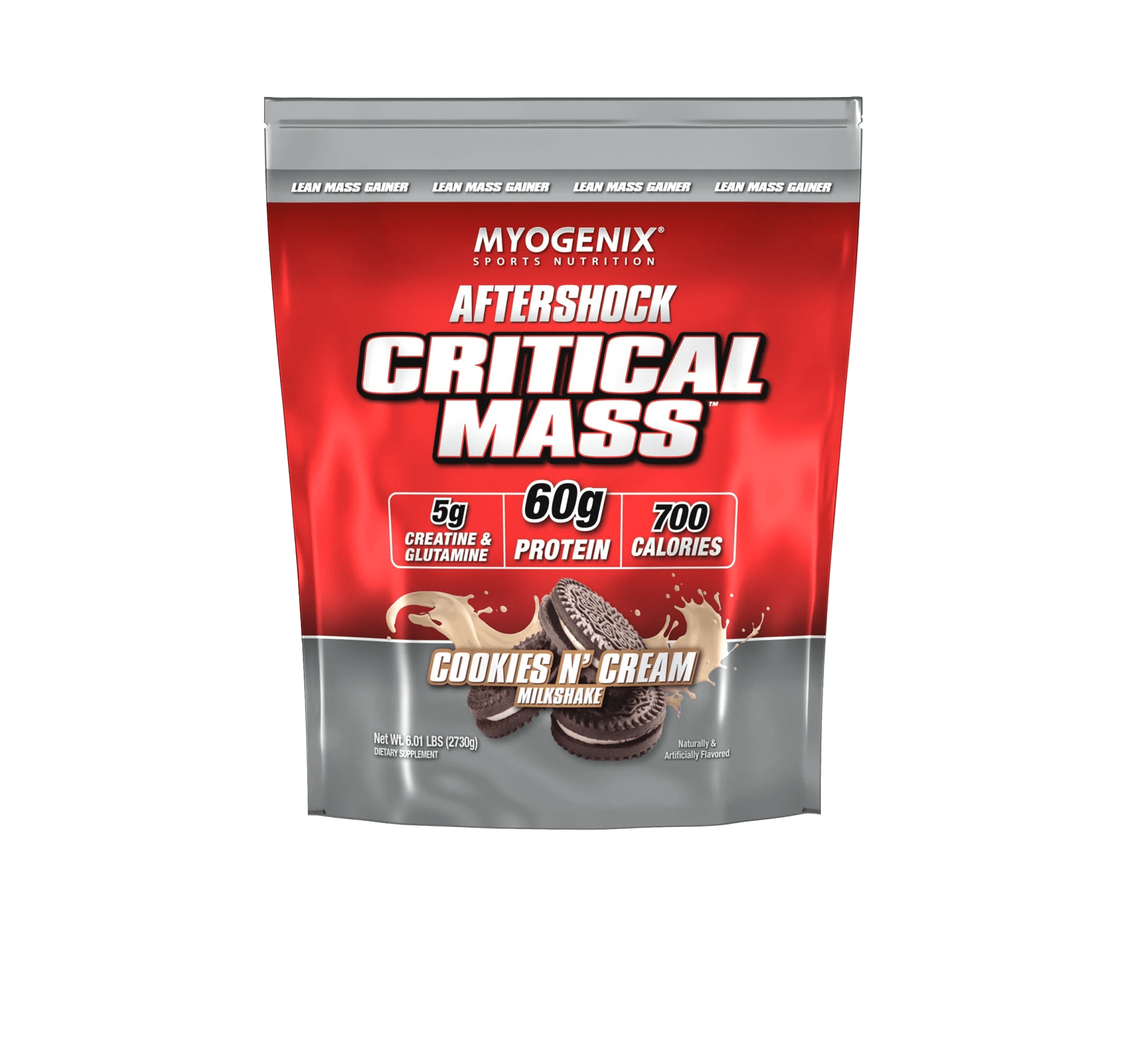 MYOGENIX AFTERSHOCK CRITICAL MASS 60g Protein - Probodywarehouse