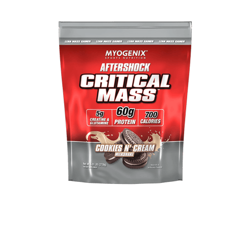 MYOGENIX AFTERSHOCK CRITICAL MASS 60g Protein - Probodywarehouse