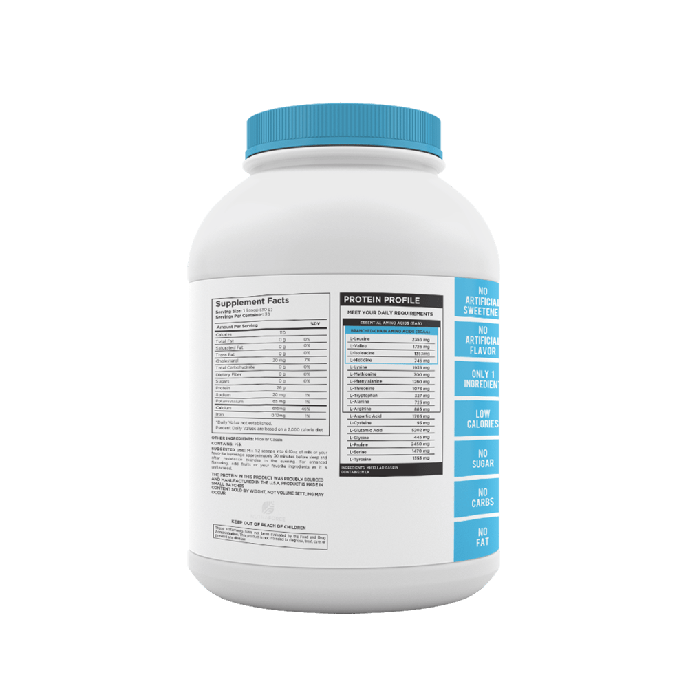NUTRAFORCE CASEIN PROTEIN 2LBS UNFLAVORED - Probodywarehouse