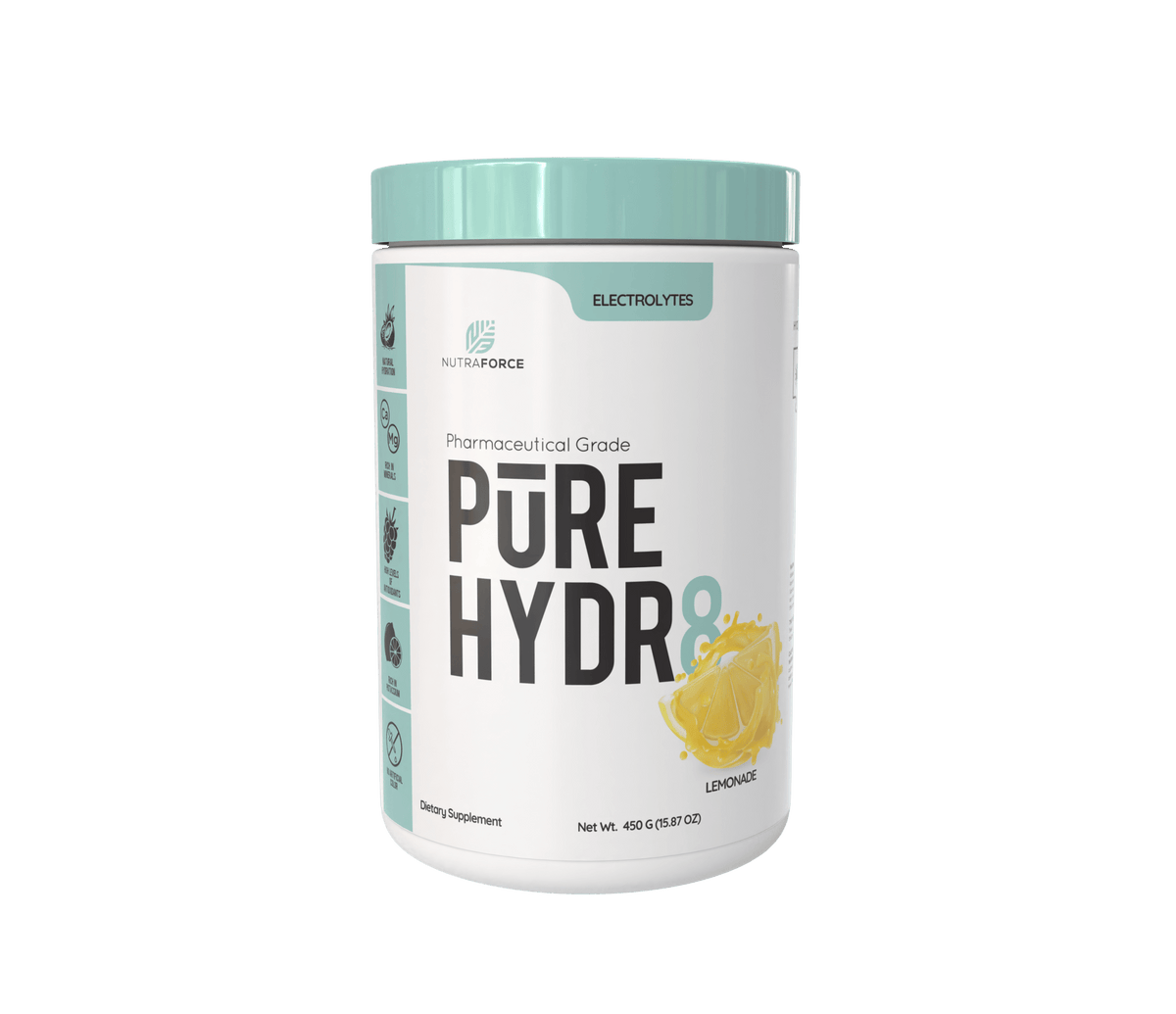 NutraForce Pure Hydr8 – Advanced Electrolyte Hydration Formula - Probodywarehouse