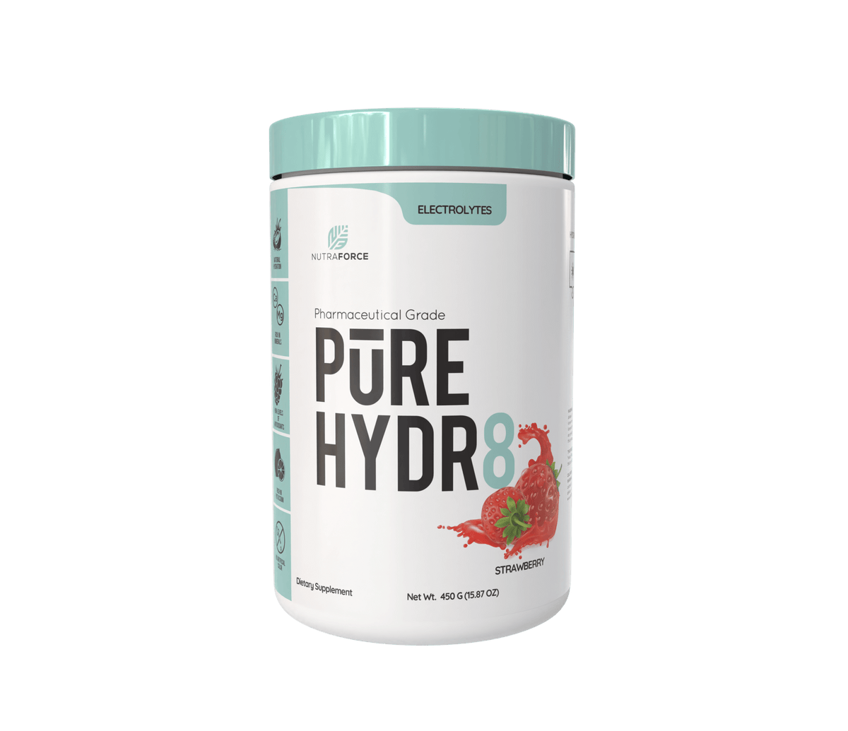 NutraForce Pure Hydr8 – Advanced Electrolyte Hydration Formula - Probodywarehouse