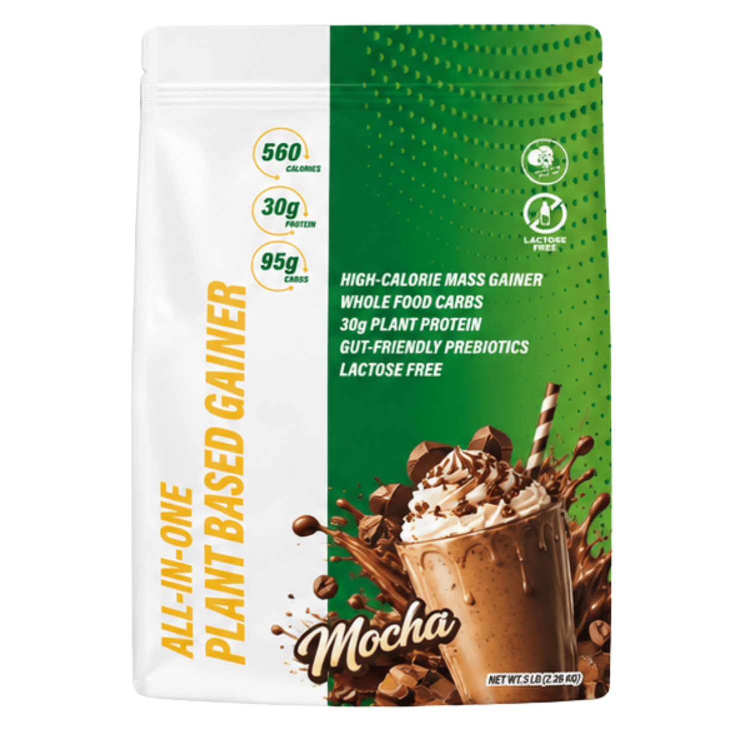 PURA VIDA PLANT BASED GAINER 5LBS - Probodywarehouse
