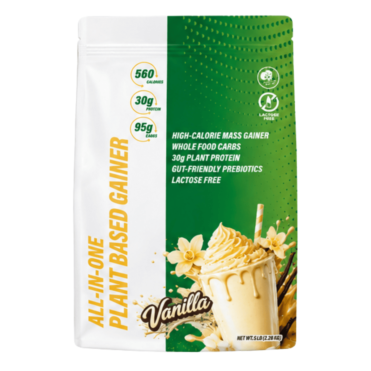 PURA VIDA PLANT BASED GAINER 5LBS - Probodywarehouse