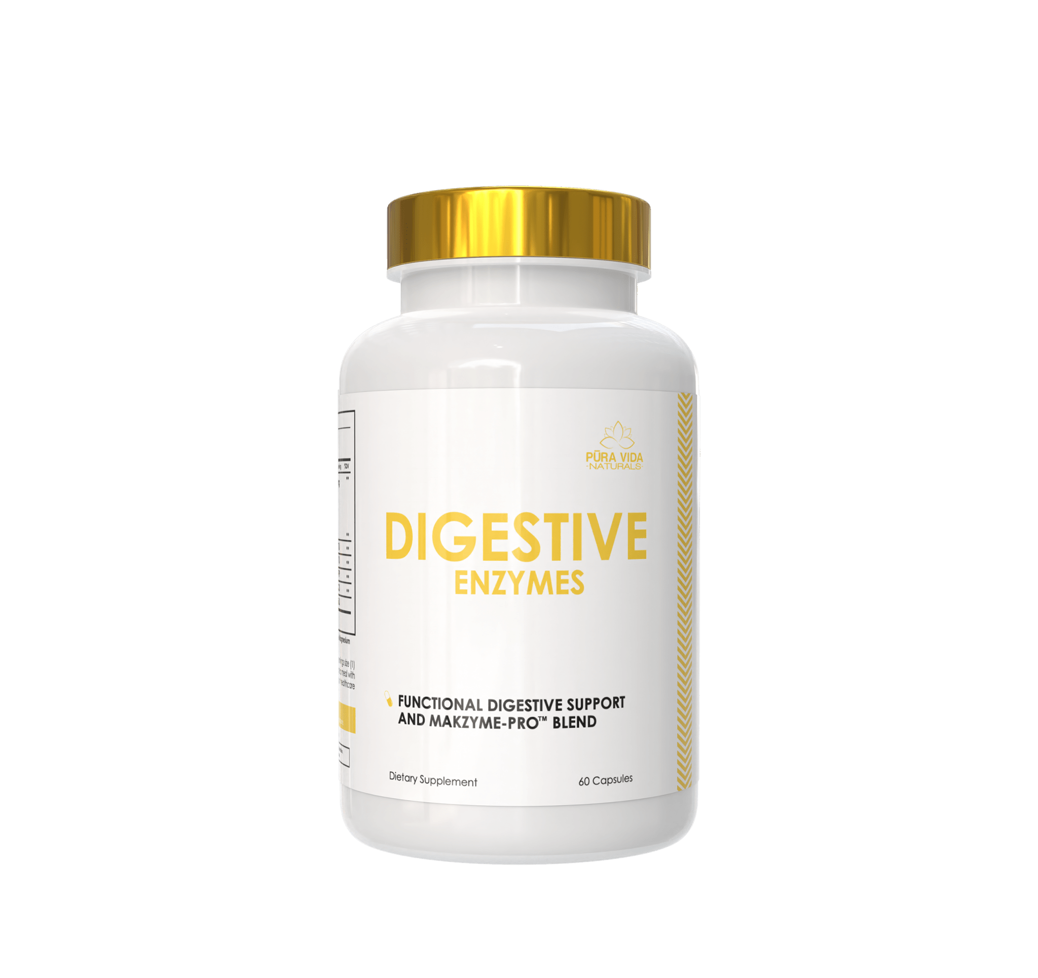 PURAVIDA NATURALS DIGESTIVE ENZYMES 60CT - Probodywarehouse