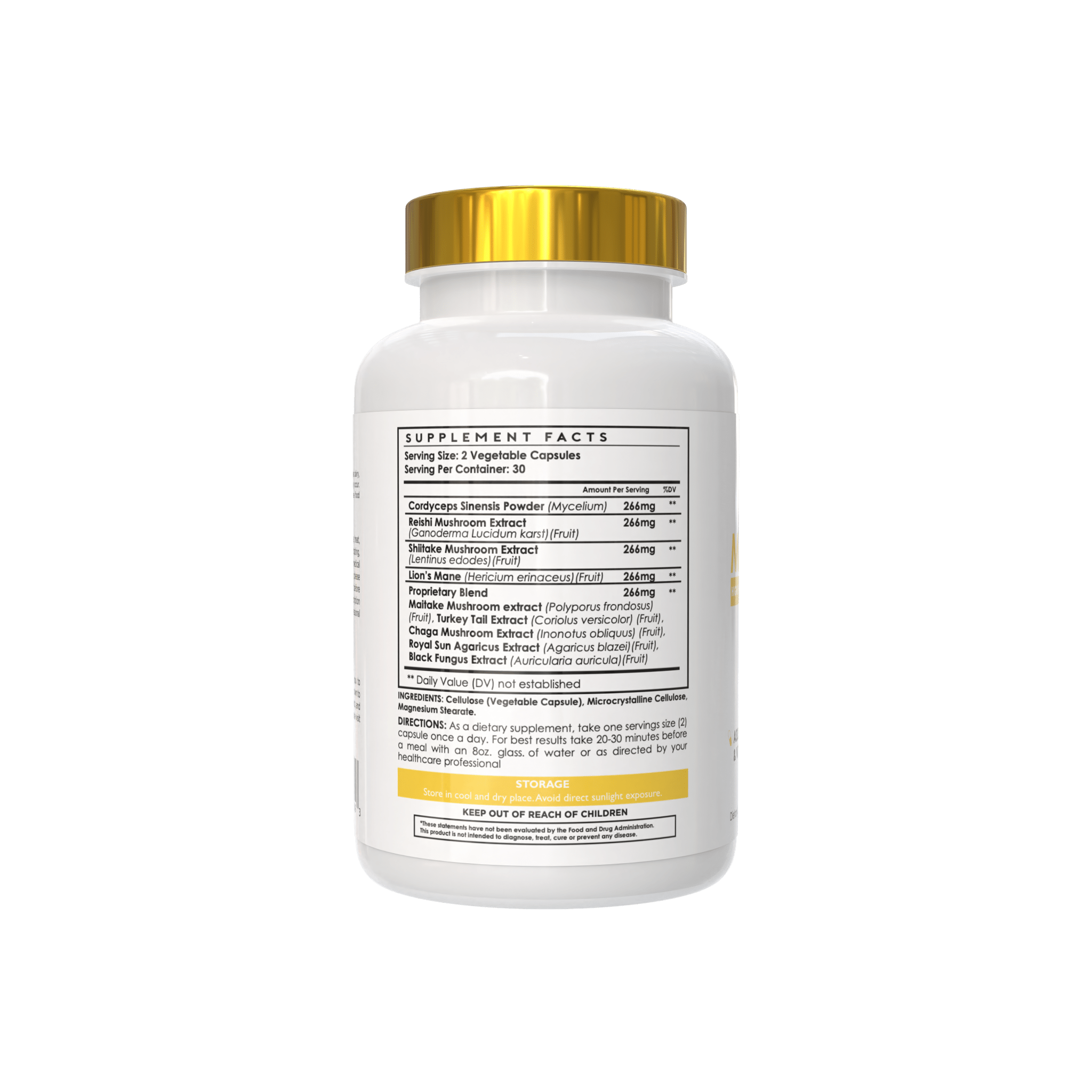 PURAVIDA NATURALS MUSHROOM COMPLEX - Probodywarehouse
