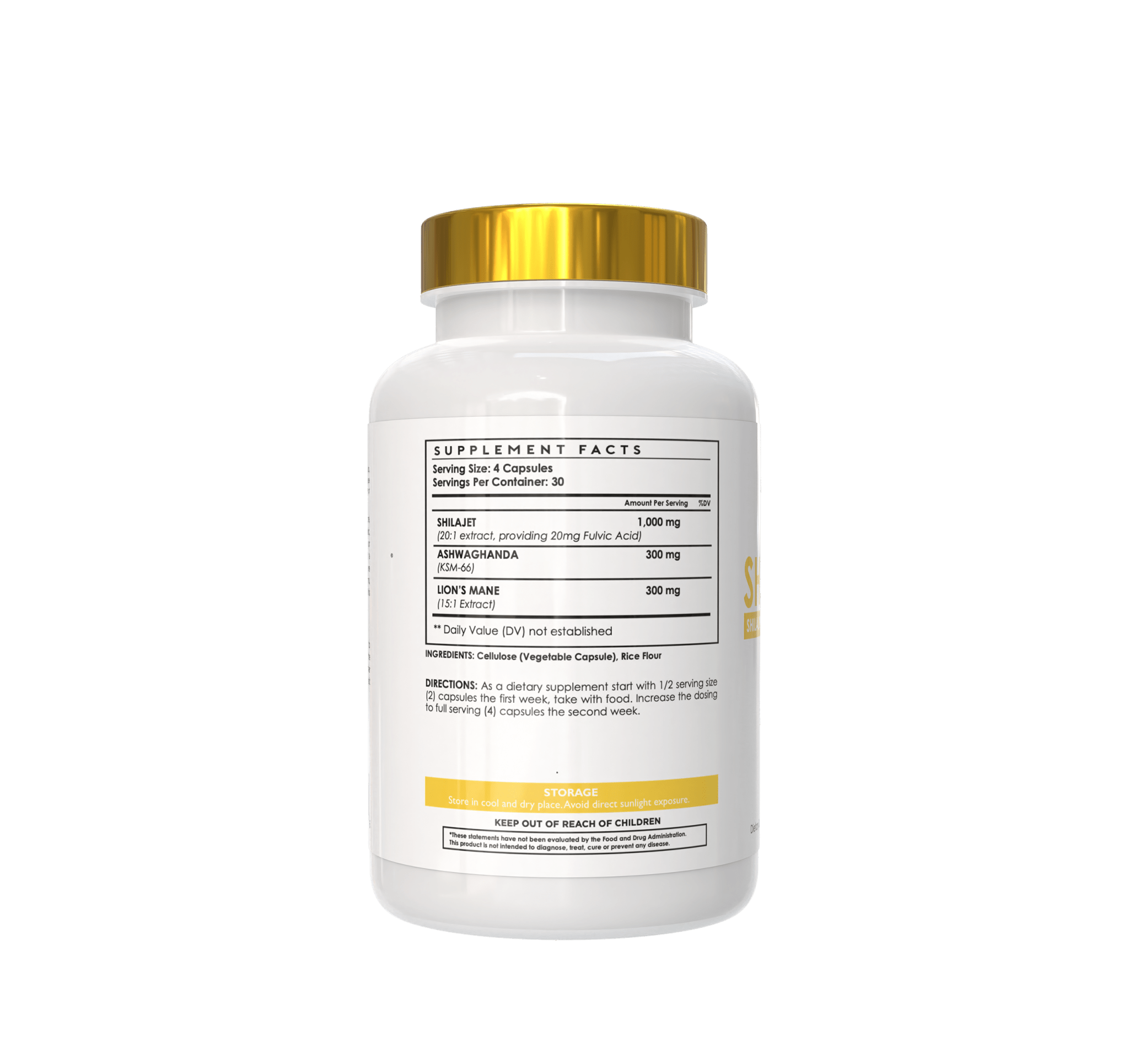 PURAVIDA NATURALS SHILAJIT 3.0 120 CT - Probodywarehouse