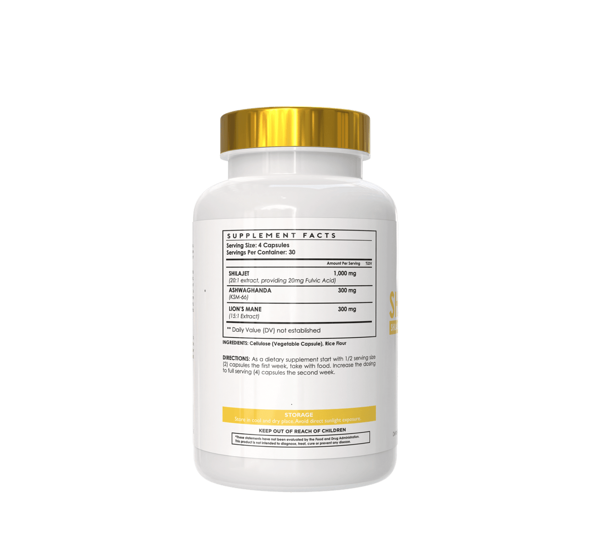 PURAVIDA NATURALS SHILAJIT 3.0 120 CT - Probodywarehouse