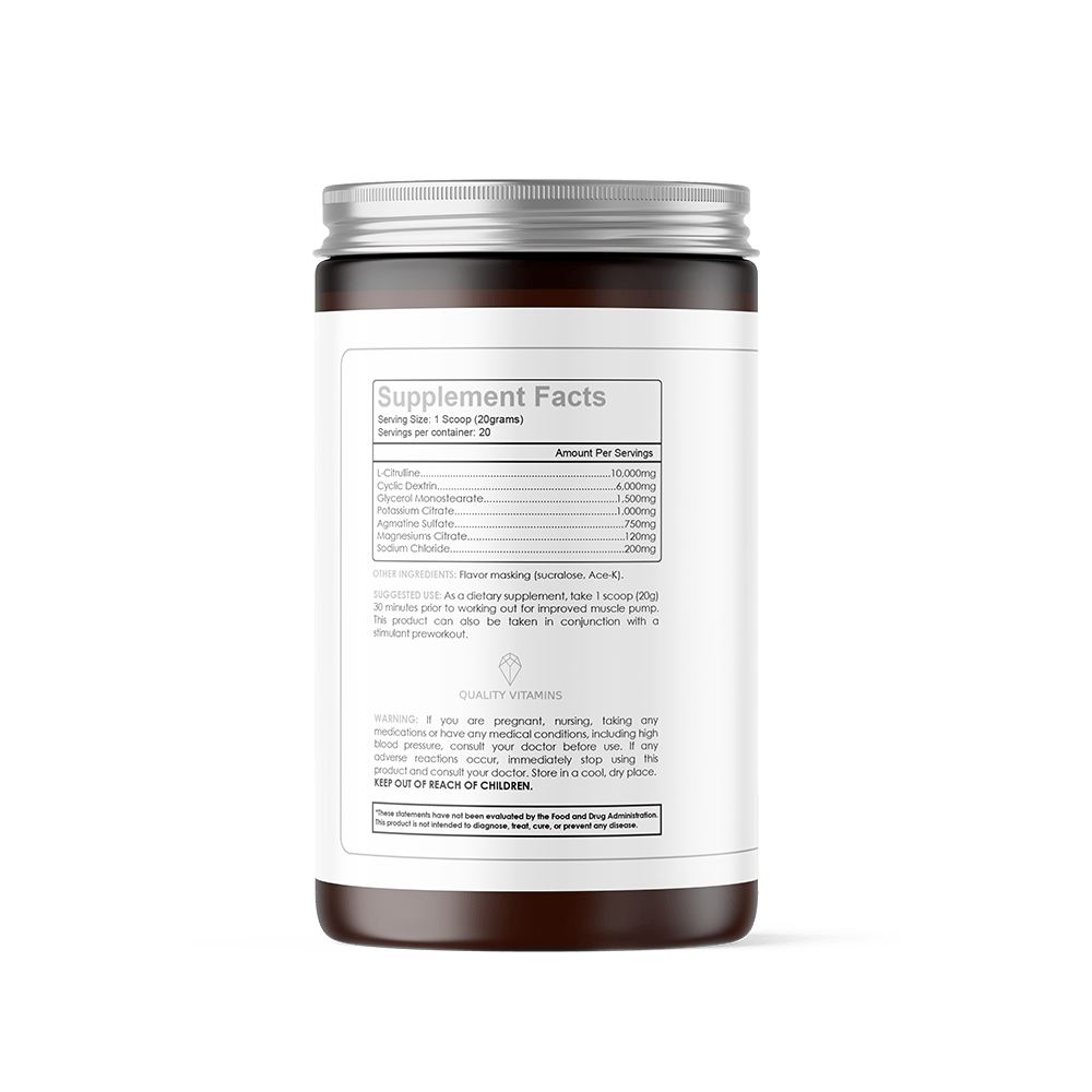 QUALITY VITAMINS JUICY PUMP UNFLAVORED - Probodywarehouse