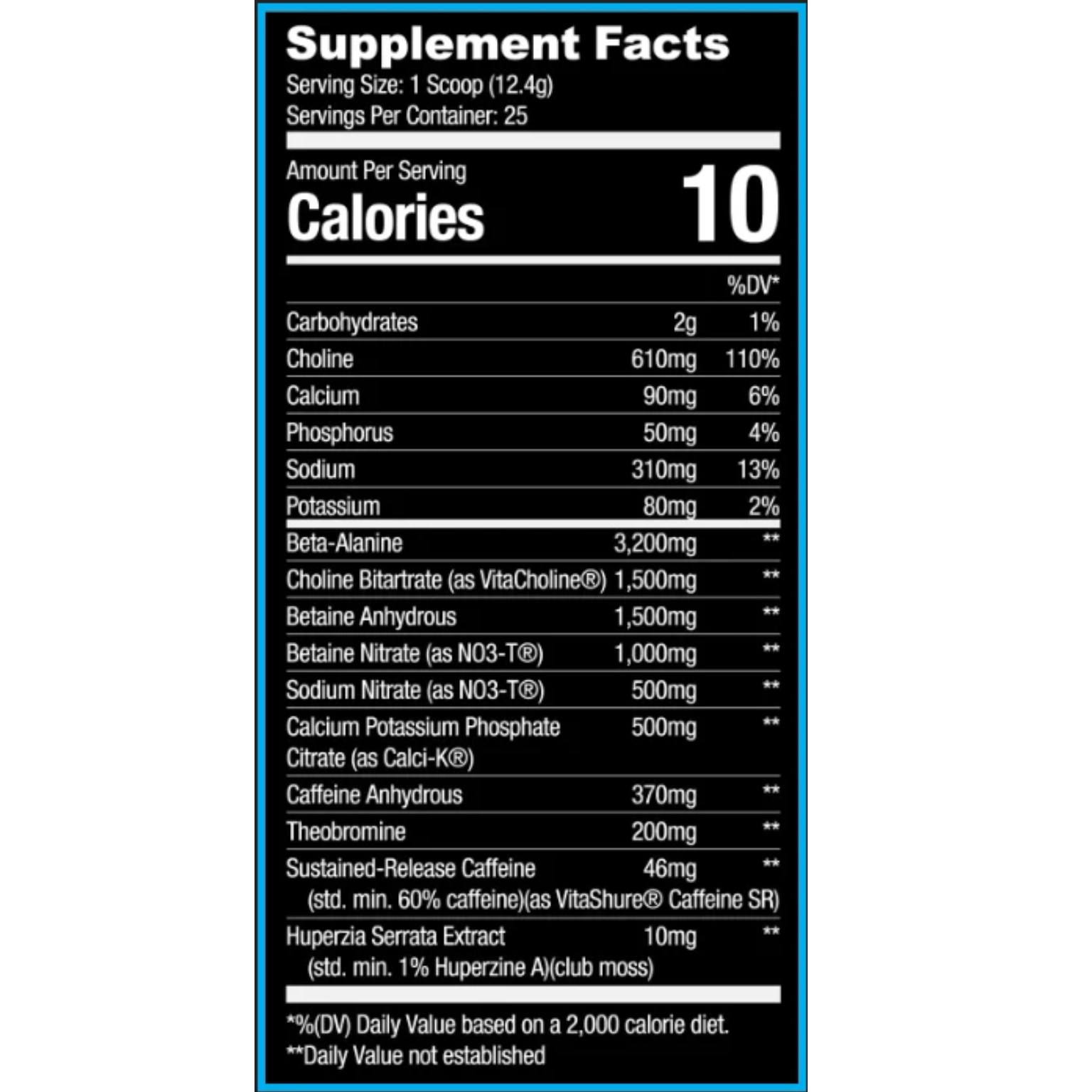 RYSE BLACKOUT 25 SERVINGS