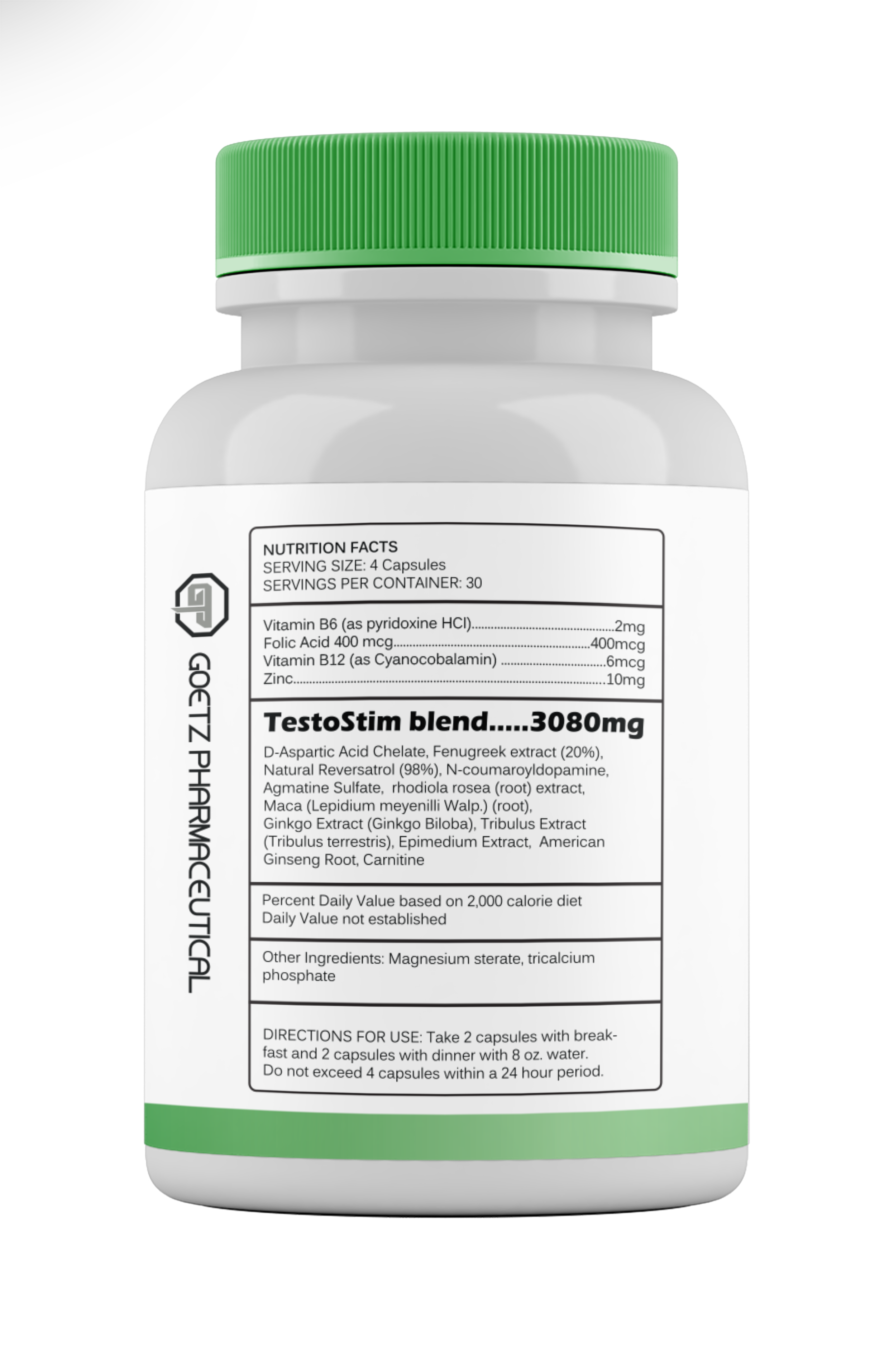 GOETZ PHARMACEUTICALS TESTOSTIM 120CT
