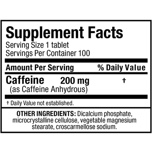 ALLMAX CAFFEINE 100ct - Probodywarehouse