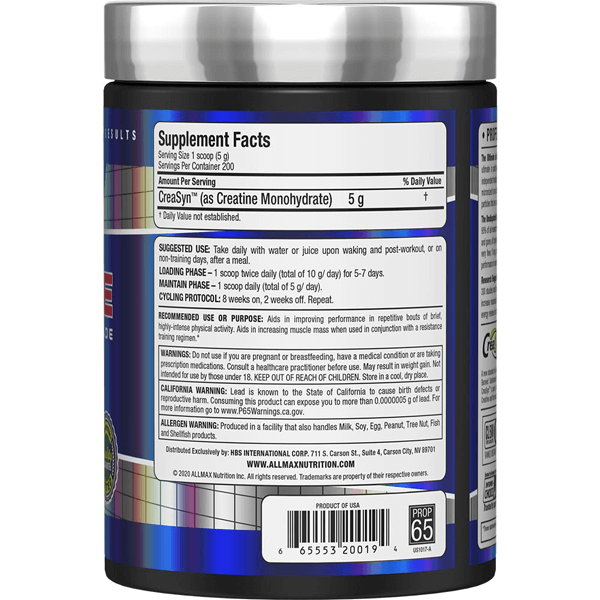 ALLMAX CREATINE 1000G - Probodywarehouse