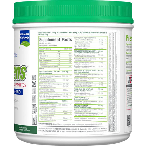 ALLMAX CYTOGREENS - Probodywarehouse