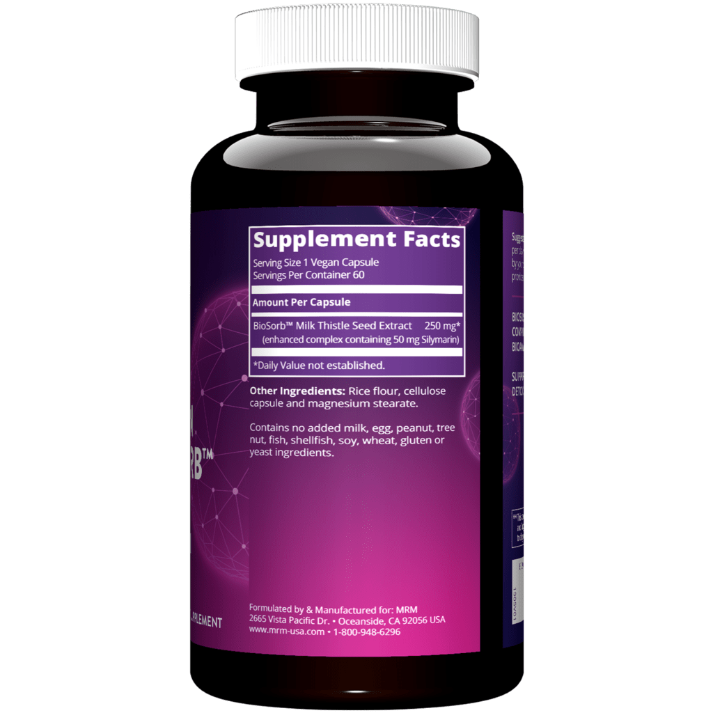 MRM SILYMARIN WITH BIOSORB 60CT - Probodywarehouse