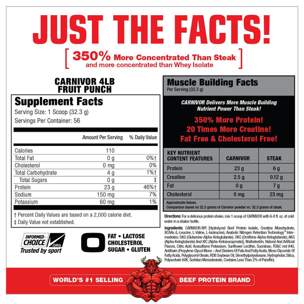 MUSCLEMEDS CARNIVOR Isolate Protein - Probodywarehouse
