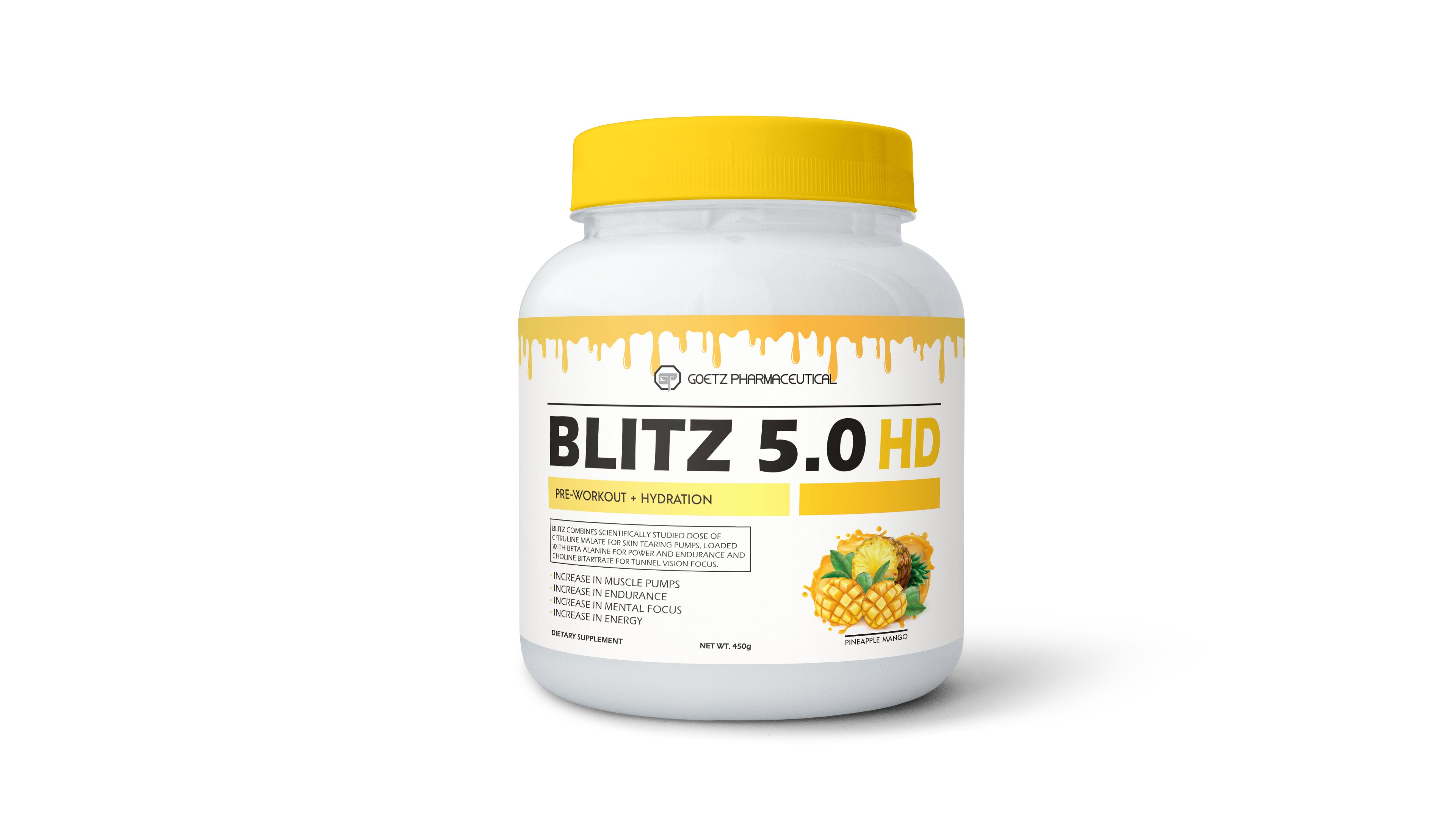 GOETZ PHARMACEUTICALS BLITZ 5.0 HD Pineapple mango
