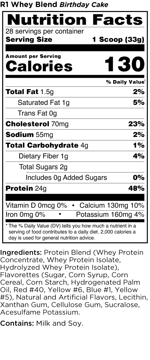 RULE 1 WHEY BLEND - Probodywarehouse